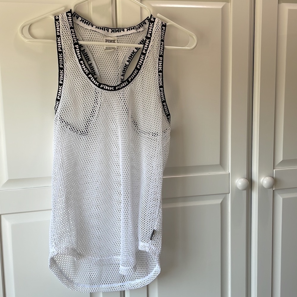NWOT Victoria’s Secret PINK Mesh Workout Tank